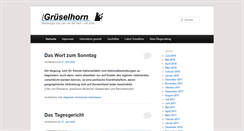 Desktop Screenshot of grueselhorn.de