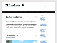Tablet Screenshot of grueselhorn.de